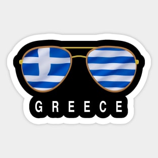 Greece Sunglasses, Greece Flag, Greece gift , Greek Sticker